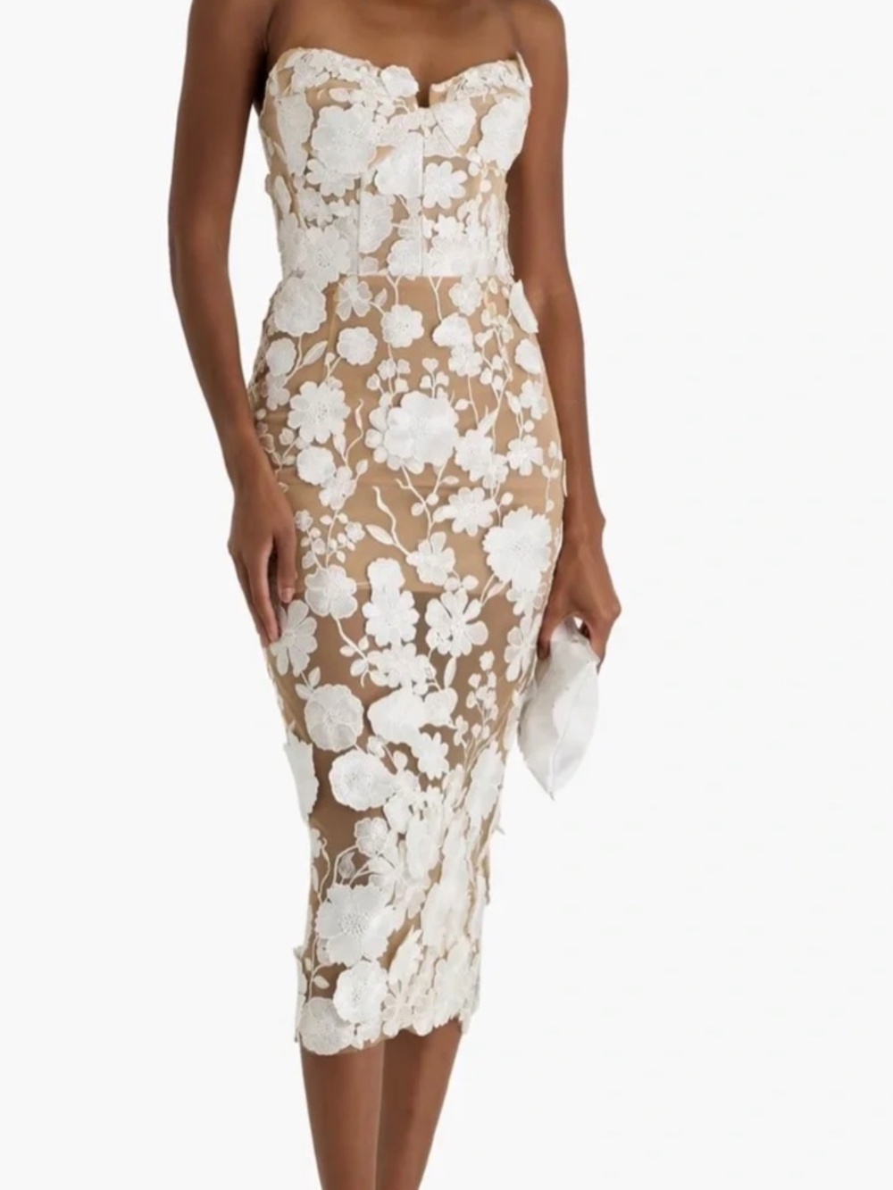 Bronx and Banco white dress